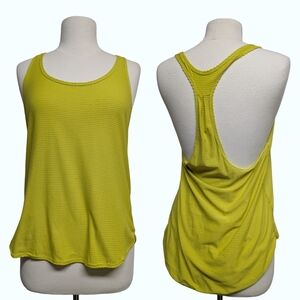 Lulu Sleeveless Racerback Tank Top - Green
